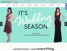 Tablet Screenshot of lendingluxury.com